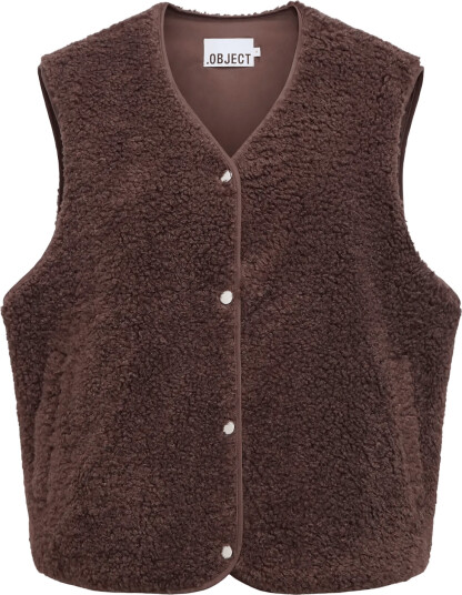 Object Objella Waistcoat Noos Brown 34