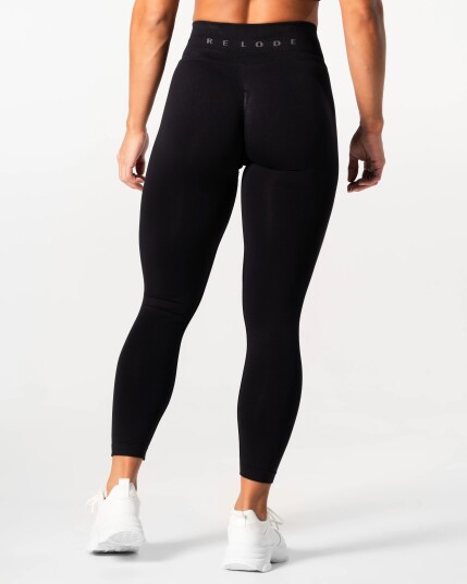 Relode Prime Scrunch Tights Black - XXS