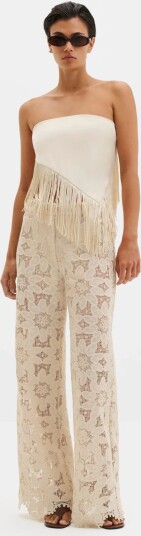 Malina Natalina Guipure Lace Pants Cream 44 Malina Natalina Guipure Lace Pants Cream 44