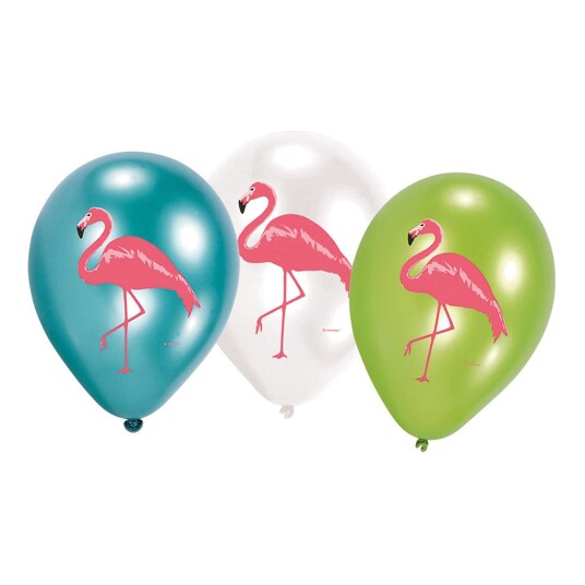 Amscan EU Ballonger Flamingo  6-pakning