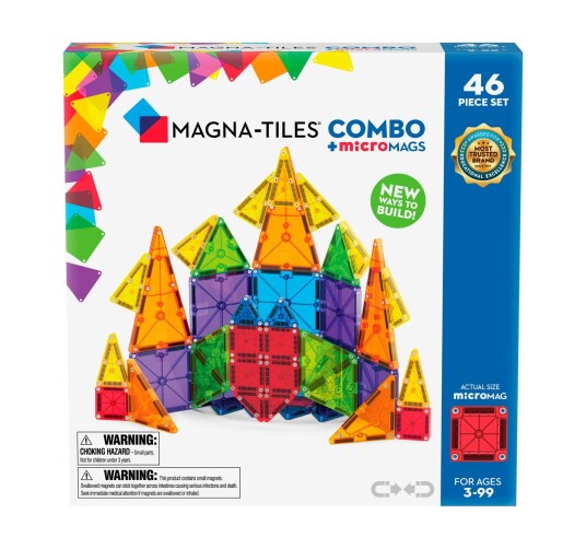 Magna-Tiles Combo Byggesett 46 Deler Magna-Tiles Combo Byggesett 46 Deler