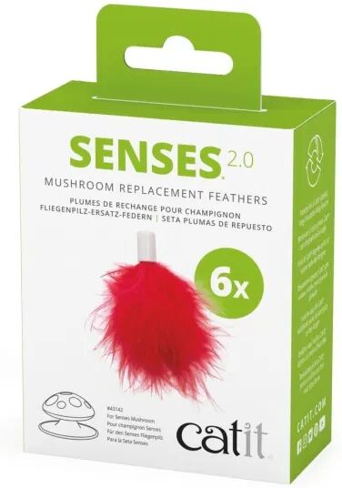 Catit Senses 2.0 Refill-Fjær Til Akiveringsleke Fluesopp 6-Pack