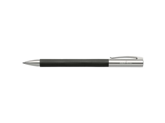 Faber-Castell Ambition Kulepenn Svart Vrimekanisme Børstet Resin (148130)