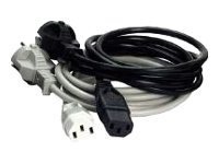 MicroConnect - Strømkabel - IEC 60320 til IEC 60320 - 3 m - svart