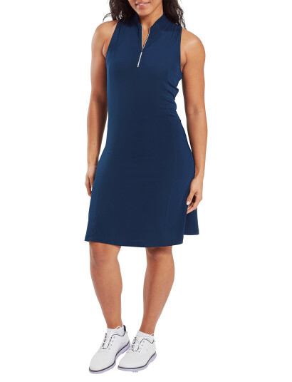 FootJoy 1/4 Zip Sleeveless Dress - Navy - XS