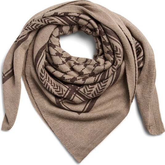 Pieces Pcnovis Small Square Scarf Noos Beige ONE SIZE