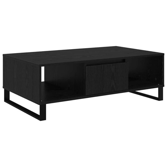 Kaffebord Svart Eik 104 x 60 x 35 cm Konstruert tre Kaffebord Svart Eik 104 x 60 x 35 cm Konstruert tre