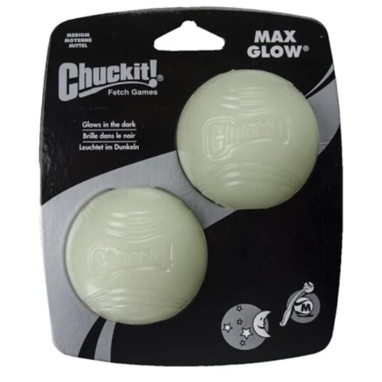Chuckit! Max Glow Ball 2Pk M