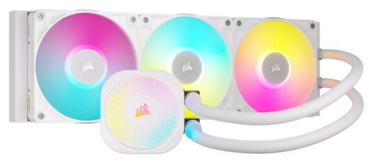 Corsair iCUE LINK TITAN 360mm RX RGB CPU vannkjøler hvit