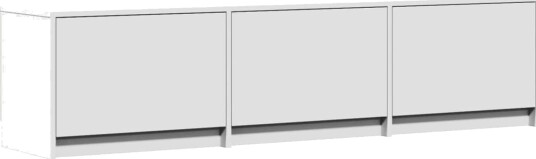 TV skap med LED med skuff Hvit 165 x 34 x 40 cm Konstruert tre TV skap med LED med skuff Hvit 165 x 34 x 40 cm Konstruert tre