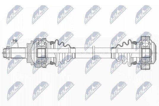 Nty Drivaksel NTY NPW BM 192 Nty Drivaksel NTY NPW BM 192