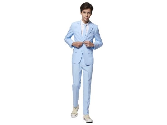 Boland Traciks Lyseblåt Jakkesæt, Teen - Opposuit Cool Blue OSTB-1001-140 Boland Traciks Lyseblåt Jakkesæt, Teen - Opposuit Cool Blue OSTB-1001-140