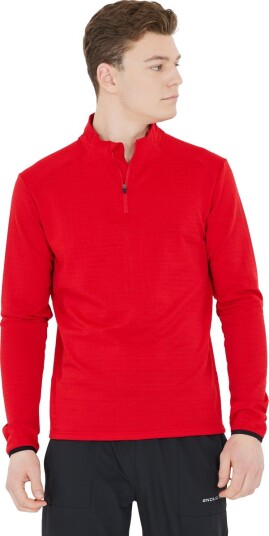 Endurance Toko Half Zip Løpetrøye Herre Rød 2XL