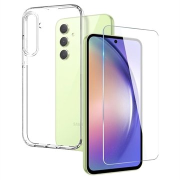 Northjo 2-i-1 Samsung Galaxy A54 5G Beskyttelsessett Klar Northjo 2-i-1 Samsung Galaxy A54 5G Beskyttelsessett Klar