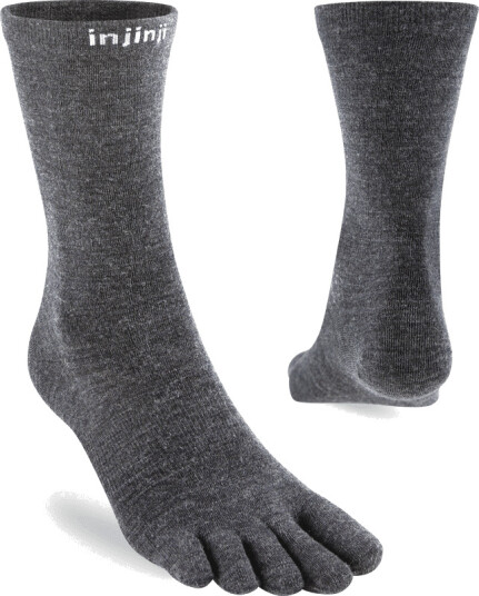 Injinji Men's Liner Crew Wool XL Slate