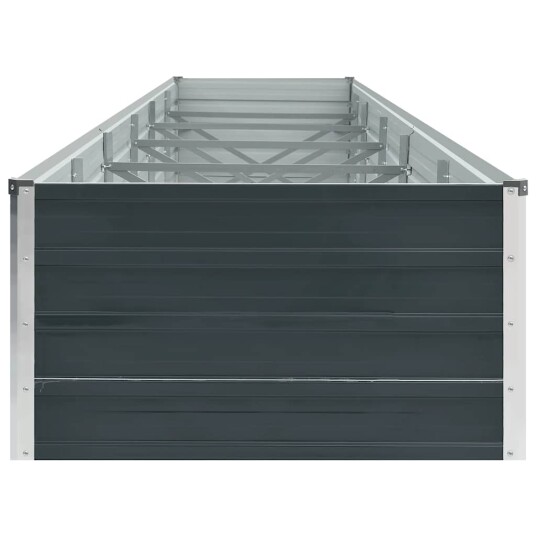 vidaXL Høybed galvanisert stål 480x80x45 cm antrasitt vidaXL Høybed galvanisert stål 480x80x45 cm antrasitt