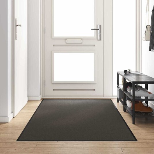 Dørmatte Anthracite og svart 120 x 300 cm Polypropylen og vinyl Dørmatte Anthracite og svart 120 x 300 cm Polypropylen og vinyl