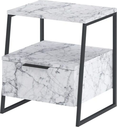 Nattbord Kavilash Carrara Marmor - Carrara Marmor