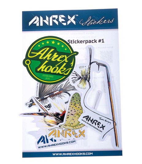 Ahrex Hooks Hooks Ahrex Freshwater Sticker Pack # 1 5 Flue Klistremerker Fra Ahrex