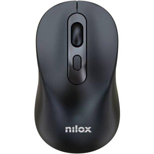 Nilox Dual Mode Trådløs Mus med Bluetooth, 1600 DPI, Svart