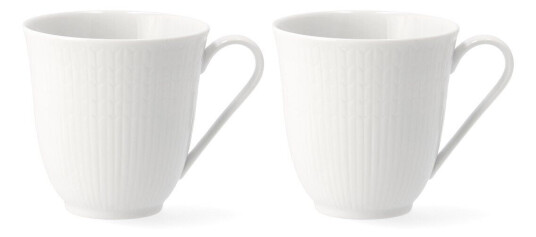 Rörstrand Swedish Grace kopp 30 cl 2-stk. snö Rörstrand Swedish Grace kopp 30 cl 2-stk. snö