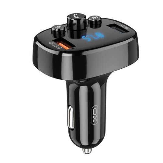 XO Transmiter FM BCC03 Bluetooth QC 3.0 2x USB 18W (black) XO Transmiter FM BCC03 Bluetooth QC 3.0 2x USB 18W (black)