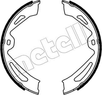 Bremseskosett, håndbrems METELLI 53-0726