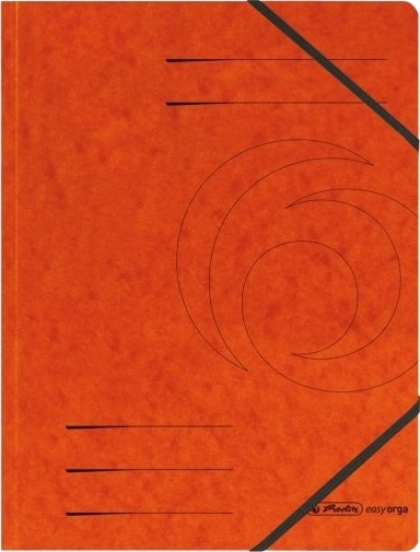 Herlitz 972463 Konvensjonell Filmappe A4 Fotoark Kartong Oransje Matt 1 Stykker