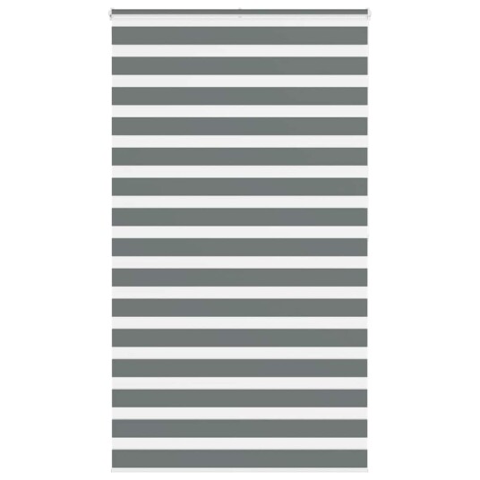 Sebragardin mørkegrå 125x200 cm stoff bredde 120,9 polyester