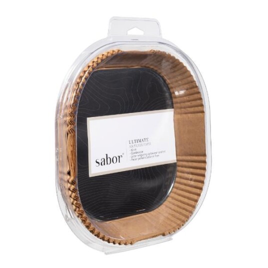 Sabor Ultimate airfryer papir firkantet brun