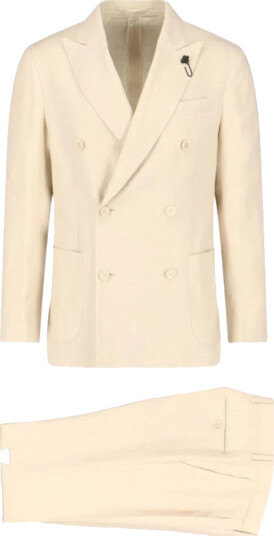 Lardini Herre Dress Beige S,