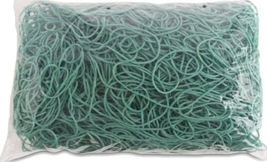 Office Products Strikk 100 Mm 1,5X1,5 Mm 60% Gummi 1000 G Grønn Pakke