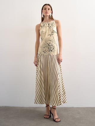 Topshop Mille Short Sleeve Maxi Dress Flerfarget 40