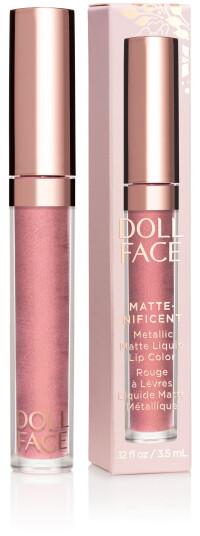 Doll Face  Matte-Nificent Metallic Liquid Lipcolor Astrid Rose