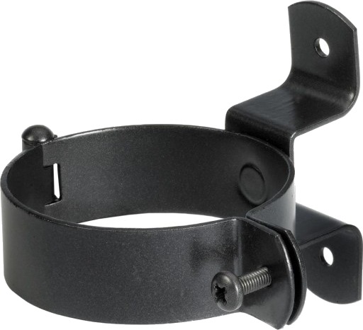 VMZINC Hengselstift rund/for tre/svart lakkert - 80 mm black
