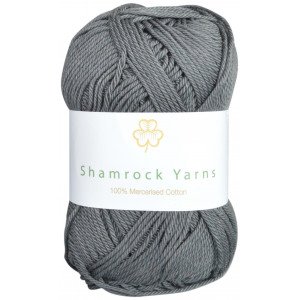 Shamrock Yarns Mercerisert Bomull 236 Koksgrå