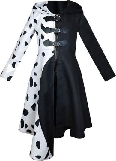 Cruella Kostyme med Dalmatinermønster