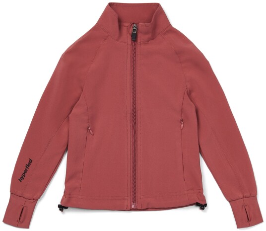 Hyperfied Zipped Running Jacket Withered Rose 110-116