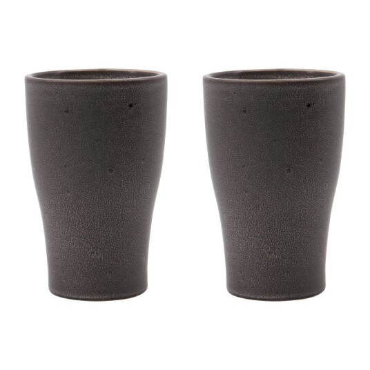 House Doctor Liss termokopp 14 cm 2-pakning Mørkegrå