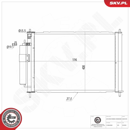 Kondensator ESEN SKV 86SKV391