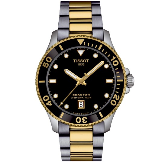 Tissot Seastar 1000 T1204102205100 - Herre - 40 mm - Analog - Kvarts urverk - Safirglass Tissot Seastar 1000 T1204102205100 - Herre - 40 mm - Analog - Kvarts urverk - Safirglass