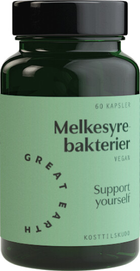 Great Earth Melkesyrebakterier kapsler, 60 stk. Great Earth Melkesyrebakterier kapsler, 60 stk.
