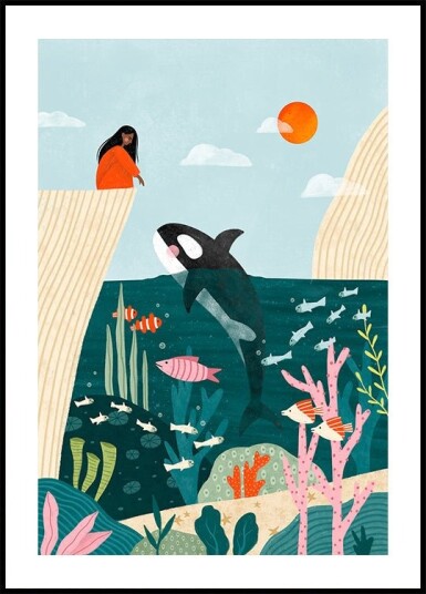 Underwater Scene Plakat / 70x100cm