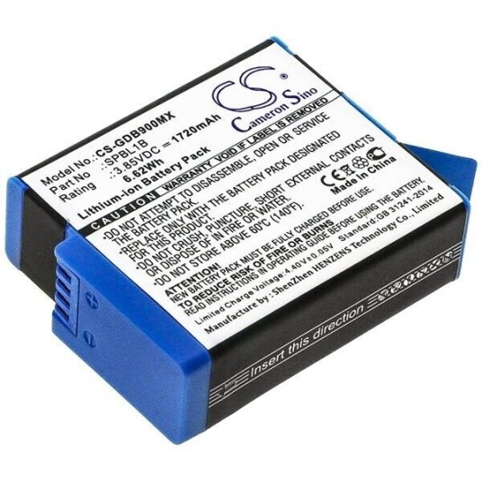 Batteri for kamera for Gopro Hero 9 AHDBT-901 Hero 11 og andre.