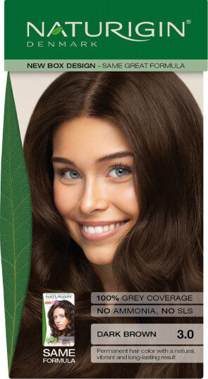 Naturigin hårfarge 3.0 Dark Brown 115 ml Naturigin hårfarge 3.0 Dark Brown 115 ml