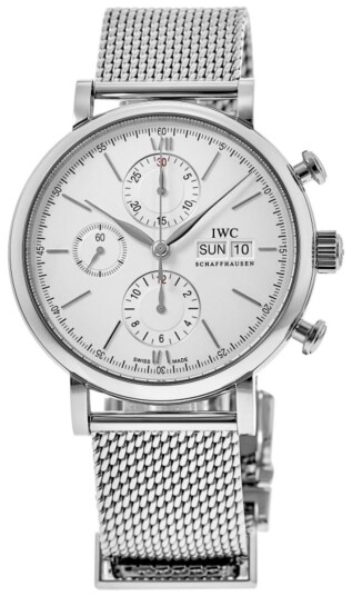 IWC Herreklokke IW391028 Portofino Sølvfarget/Stål Ø42 mm