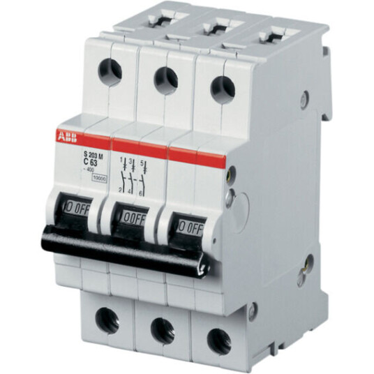 ABB Automatsikring S203M 3p C32A ABB - 1665555