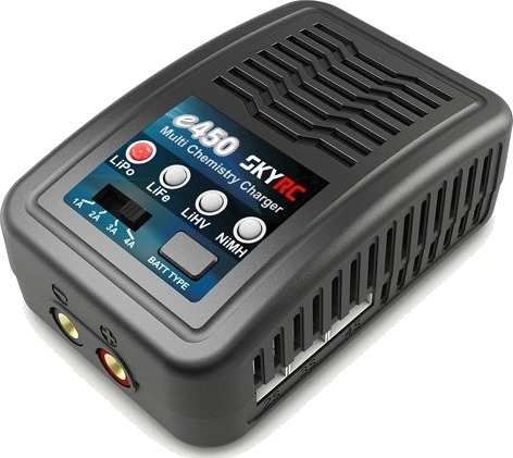 SkyRC E450 50W Lader for LiPo/LiFe/NiMH 2-4S RC Tilbehør SkyRC E450 50W Lader for LiPo/LiFe/NiMH 2-4S RC Tilbehør