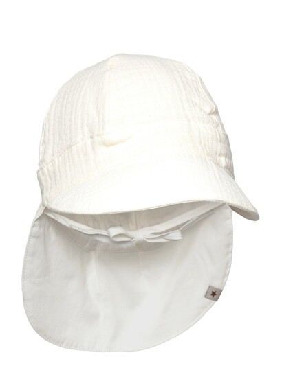Huttelihut Summer Hat Muslin   White   12/24M