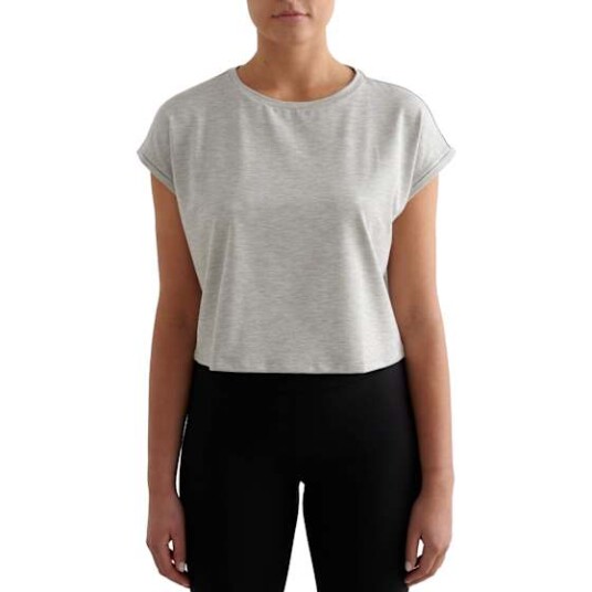 Aim'n Treningstopp Soft Basic Roll Sleeve Top Grå
